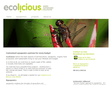 Tablet Screenshot of ecolicious.com.au